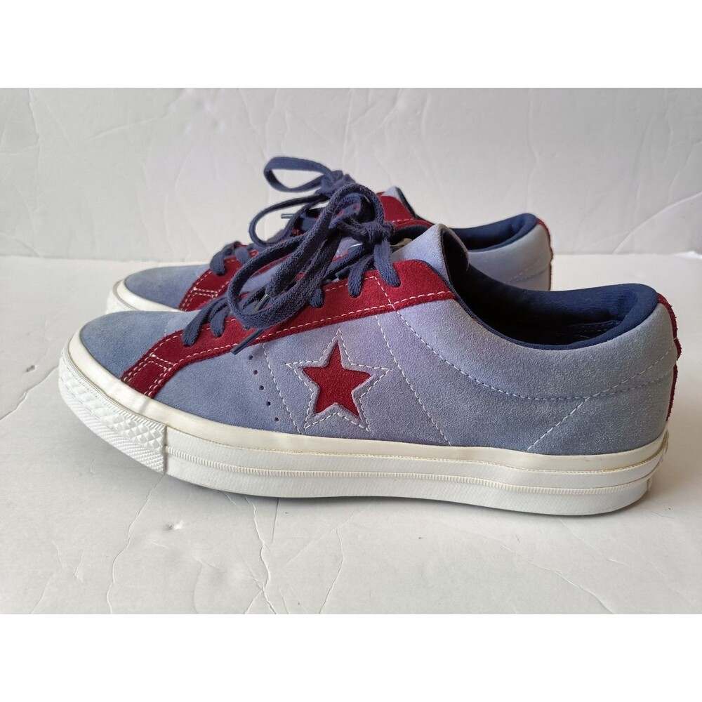 Converse One Star OX Men's Size 8.5 Low Top Purple Magenta Suede Sneaker